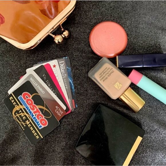 Handmade Vintage Style Genuine Leather Floral Print Purse/Wristlet/Crossbody - Picture 15 of 16